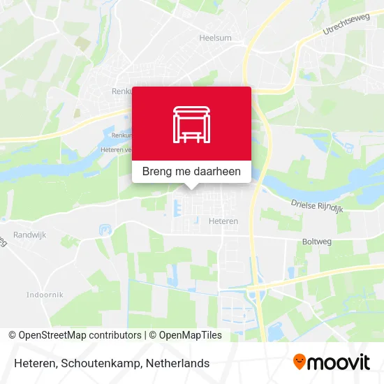 Heteren, Schoutenkamp kaart