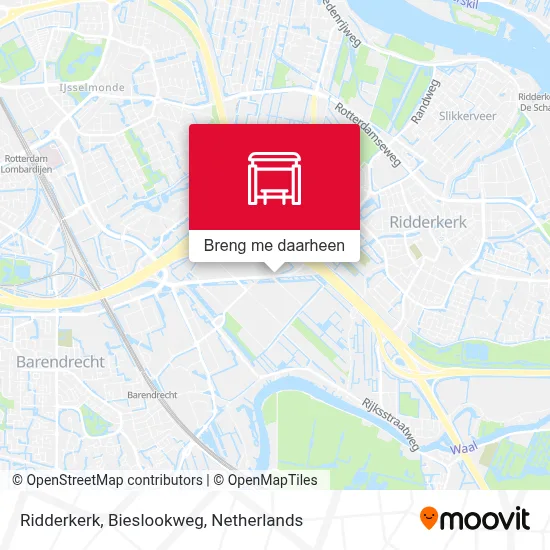 Ridderkerk, Bieslookweg kaart