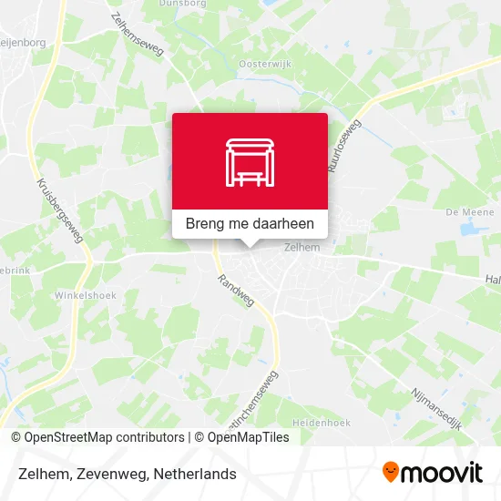 Zelhem, Zevenweg kaart