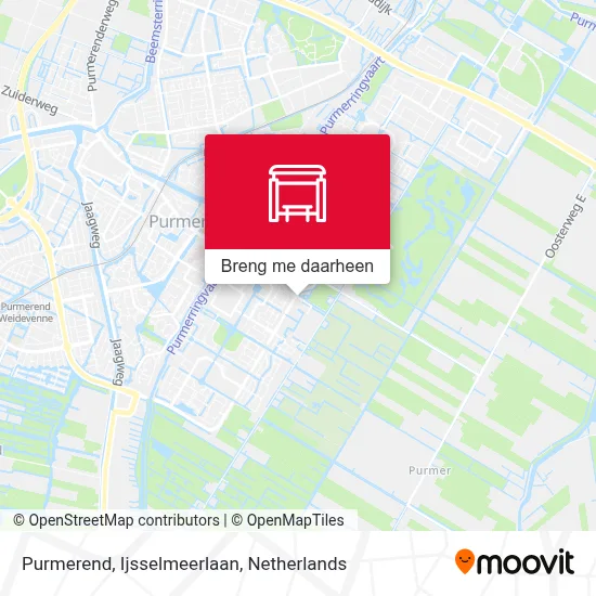 Purmerend, Ijsselmeerlaan kaart