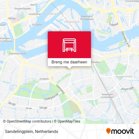 Sandelingplein kaart