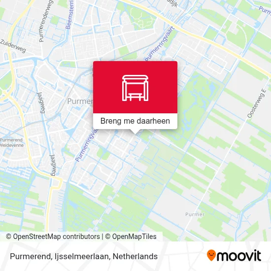 Purmerend, Ijsselmeerlaan kaart