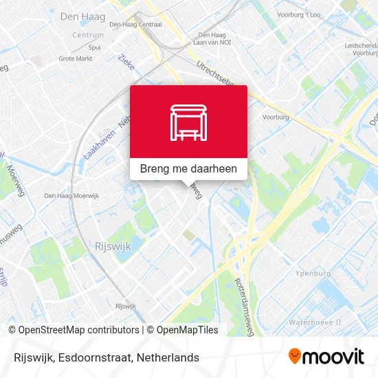 Rijswijk, Esdoornstraat kaart