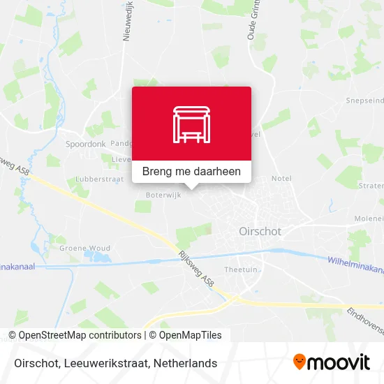 Oirschot, Leeuwerikstraat kaart