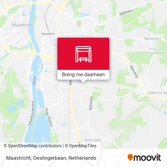 Maastricht, Oeslingerbaan kaart