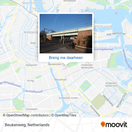 Beukenweg kaart