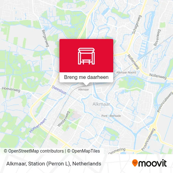 Alkmaar, Station (Perron L) kaart