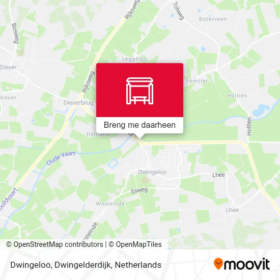 Dwingeloo, Dwingelderdijk kaart