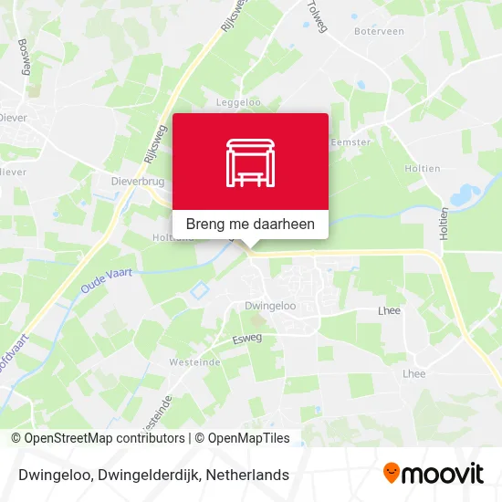 Dwingeloo, Dwingelderdijk kaart