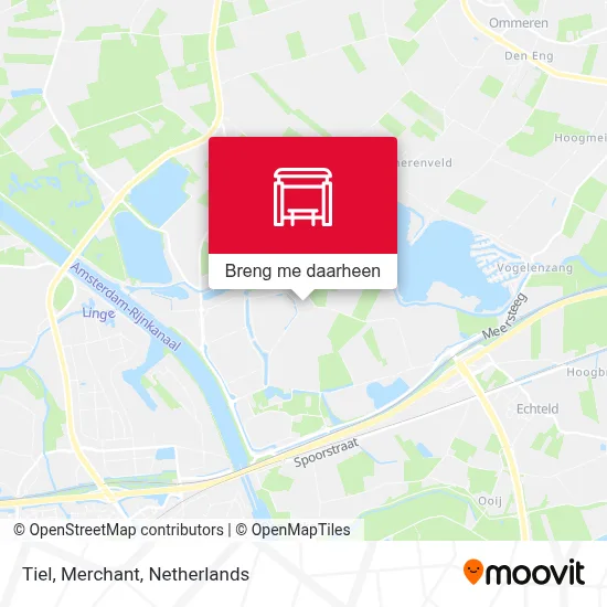 Tiel, Merchant kaart