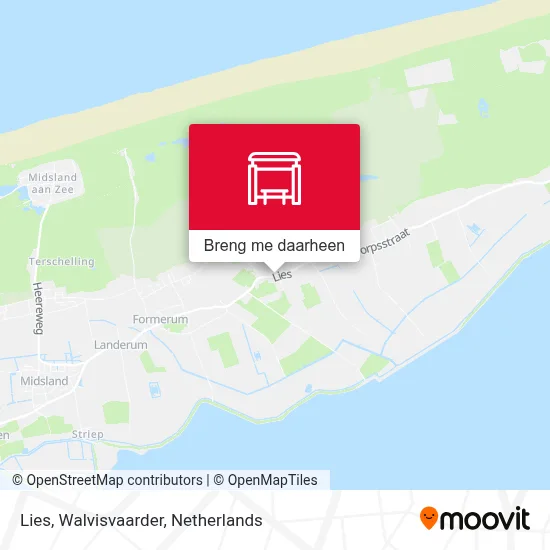 Lies, Walvisvaarder kaart