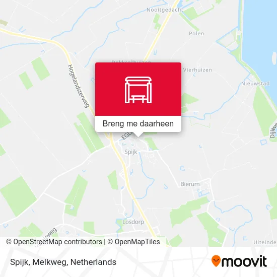 Spijk, Melkweg kaart