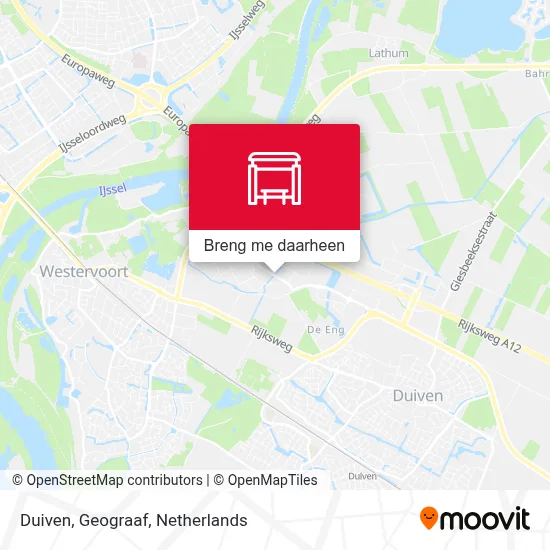 Duiven, Geograaf kaart