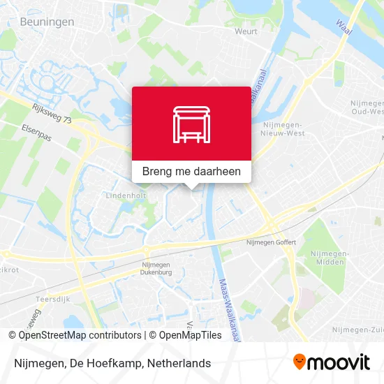 Nijmegen, De Hoefkamp kaart