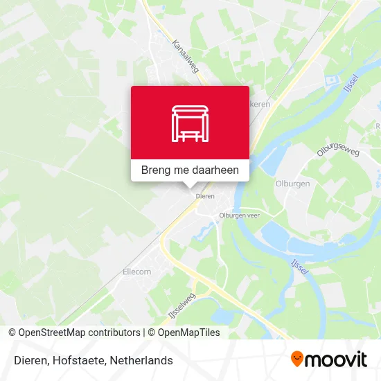 Dieren, Hofstaete kaart