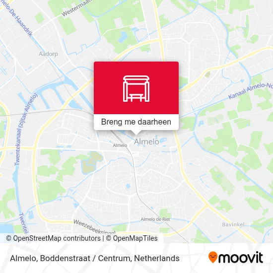 Almelo, Boddenstraat / Centrum kaart