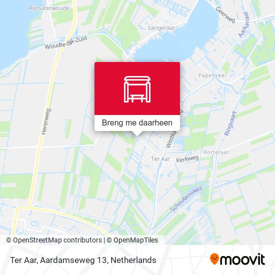 Ter Aar, Aardamseweg 13 kaart