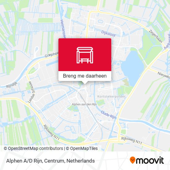 Alphen A/D Rijn, Centrum kaart