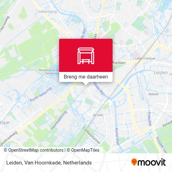 Leiden, Van Hoornkade kaart