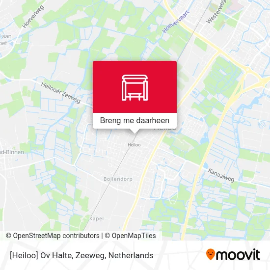 [Heiloo] Ov Halte, Zeeweg kaart