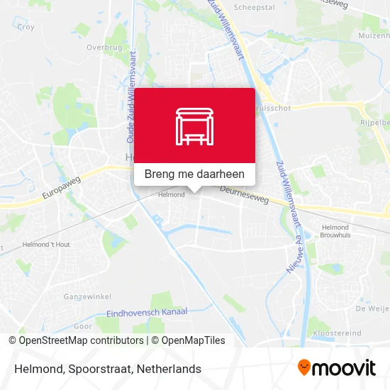 Helmond, Spoorstraat kaart
