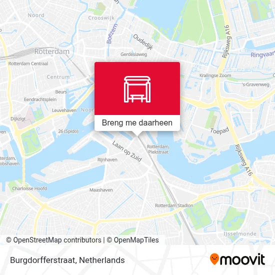 Burgdorfferstraat kaart