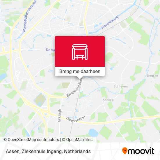 Assen, Ziekenhuis Ingang kaart