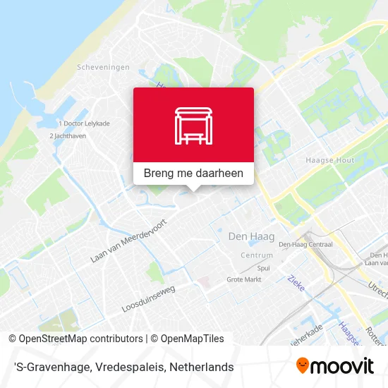 'S-Gravenhage, Vredespaleis kaart