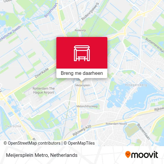 Meijersplein Metro kaart