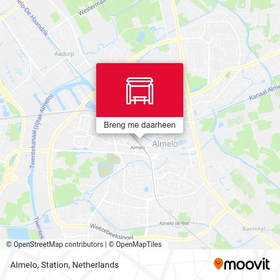 Almelo, Station kaart