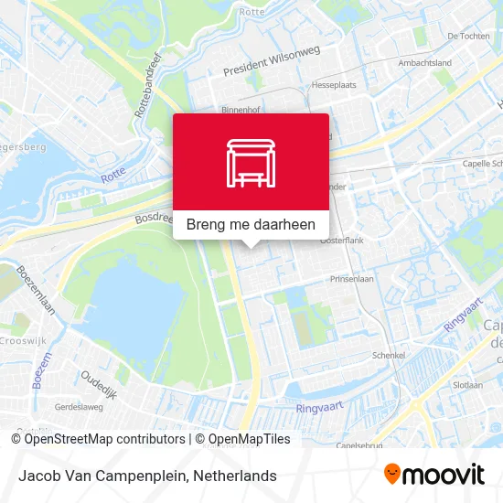Jacob Van Campenplein kaart