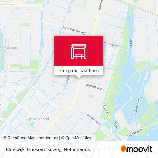 Bleiswijk, Hoekeindseweg kaart