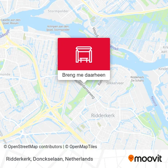 Ridderkerk, Donckselaan kaart