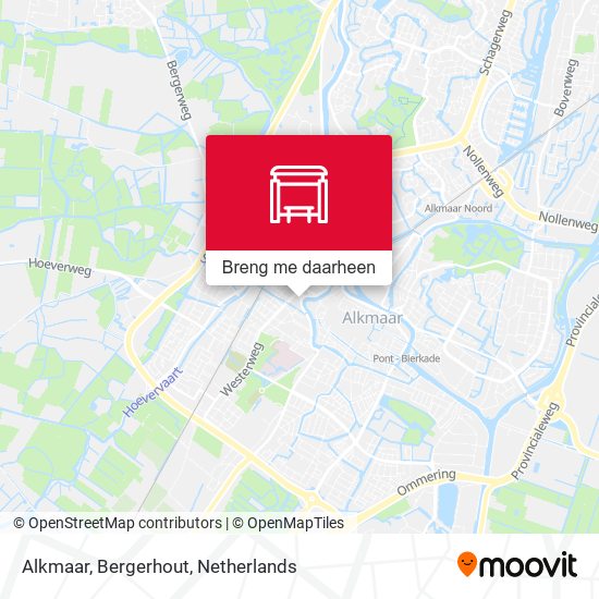 Alkmaar, Bergerhout kaart