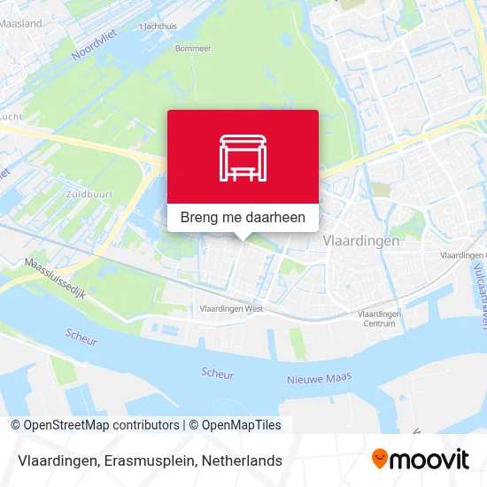Vlaardingen, Erasmusplein kaart