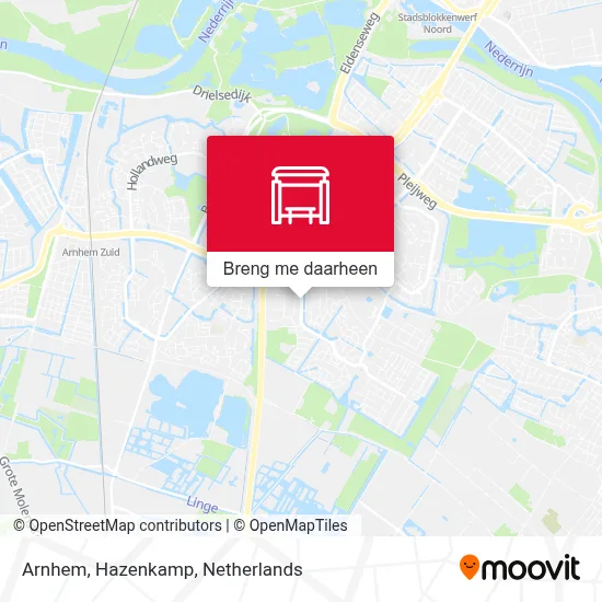Arnhem, Hazenkamp kaart