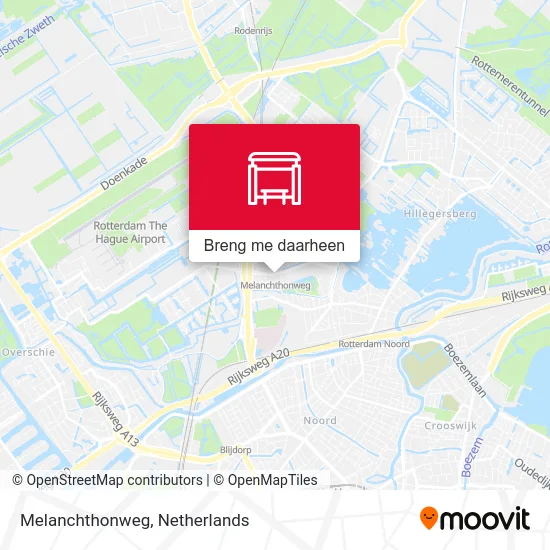 Melanchthonweg kaart