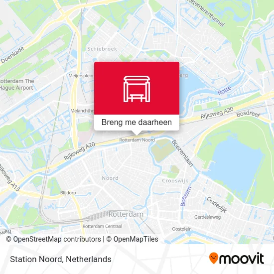 Station Noord kaart