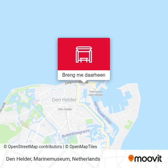 Den Helder, Marinemuseum kaart