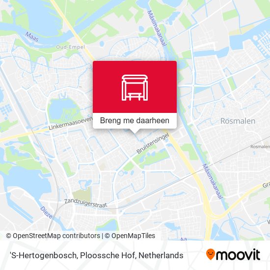 'S-Hertogenbosch, Ploossche Hof kaart