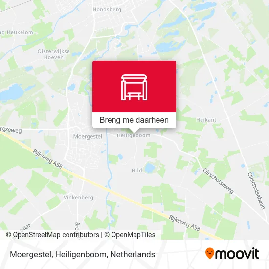Moergestel, Heiligenboom kaart
