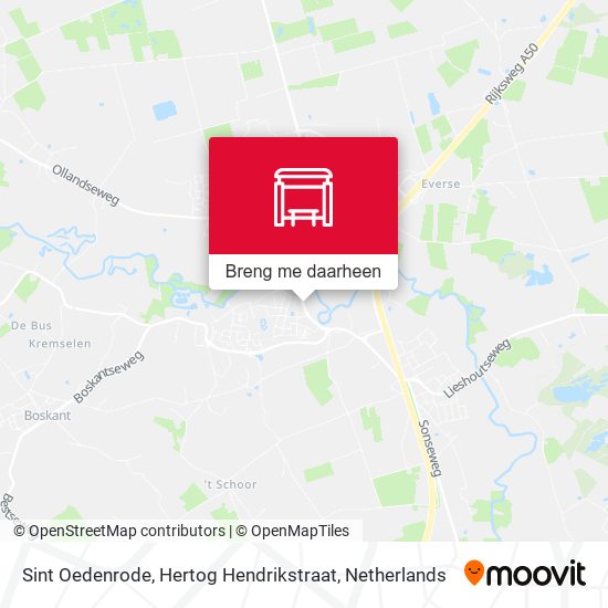 Sint Oedenrode, Hertog Hendrikstraat kaart