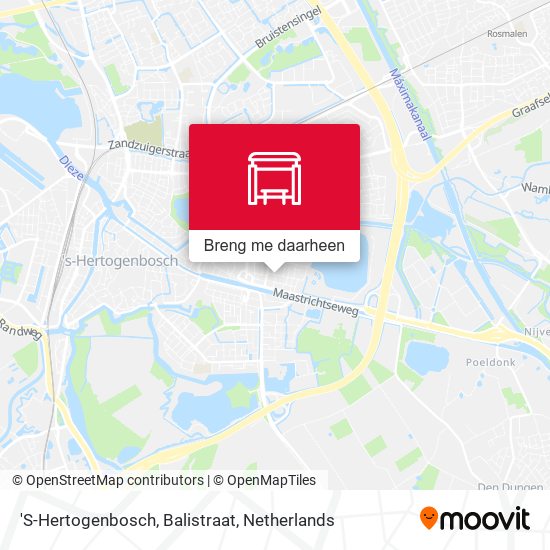 'S-Hertogenbosch, Balistraat kaart