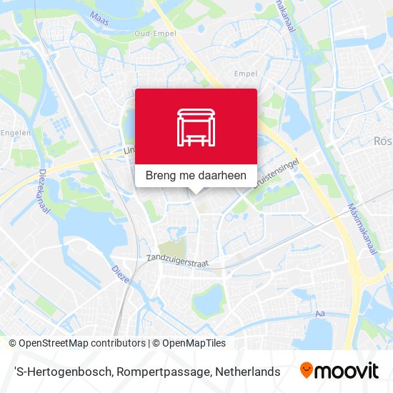 'S-Hertogenbosch, Rompertpassage kaart
