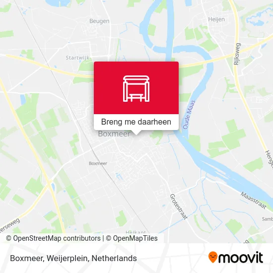 Boxmeer, Weijerplein kaart