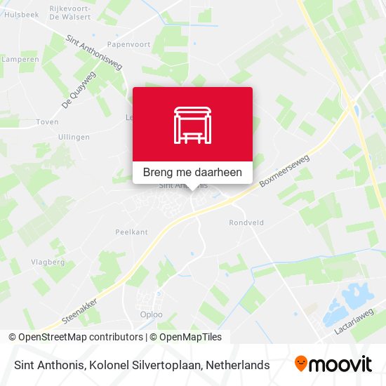 Sint Anthonis, Kolonel Silvertoplaan kaart