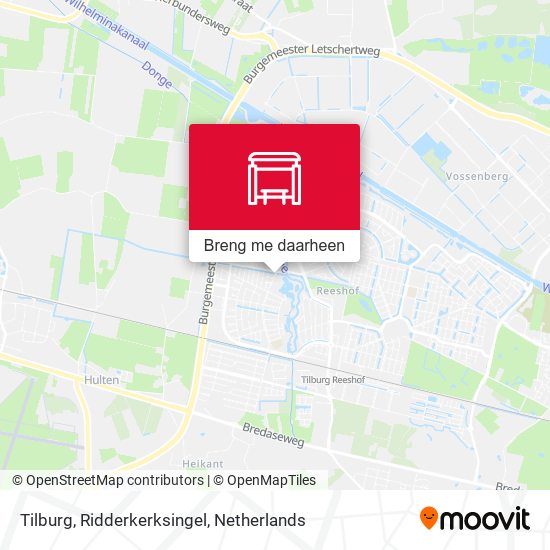 Tilburg, Ridderkerksingel kaart