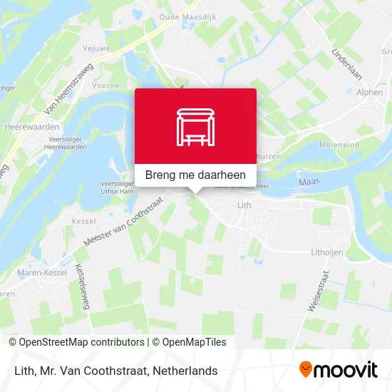 Lith, Mr. Van Coothstraat kaart