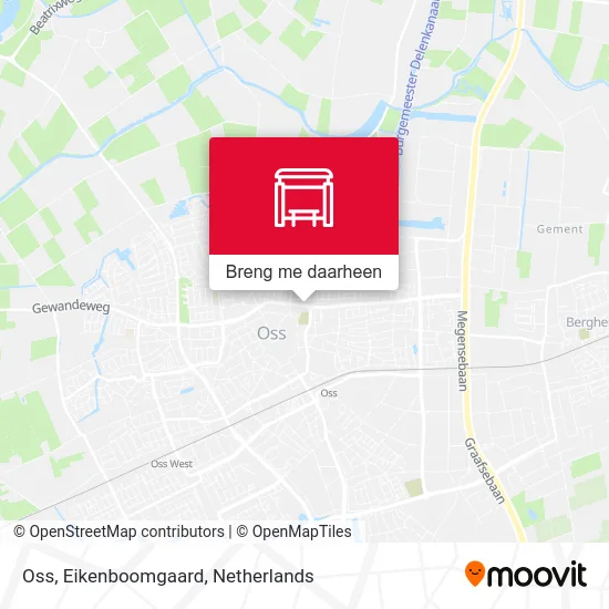 Oss, Eikenboomgaard kaart