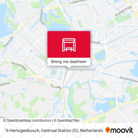 'S-Hertogenbosch, Centraal Station (G) kaart